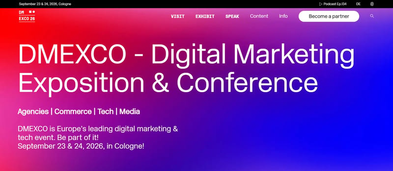 DMEXCO 2026 event banner