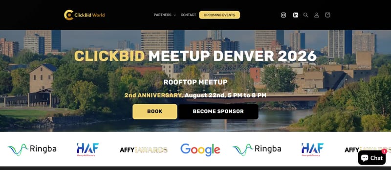 ClickBid Meetup Denver 2026 event banner
