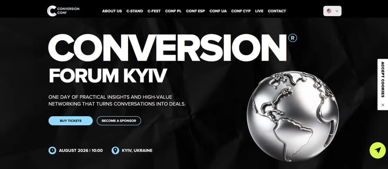Conversion Forum Kyiv 2026 event banner