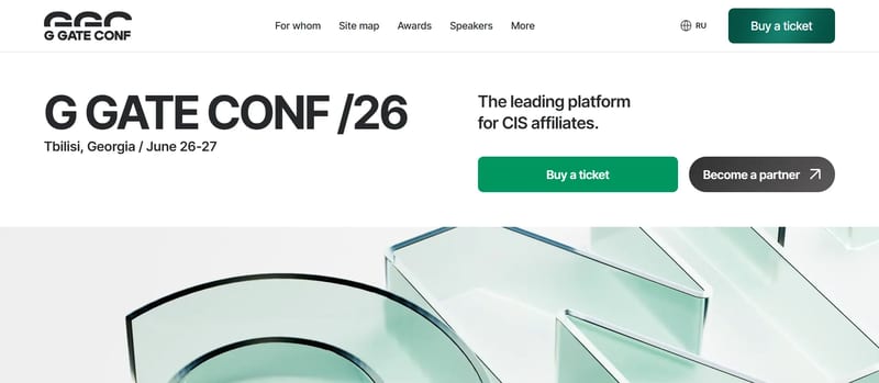 G GATE CONF event banner