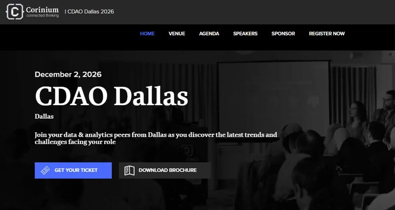 CDAO Dallas 2026 event banner