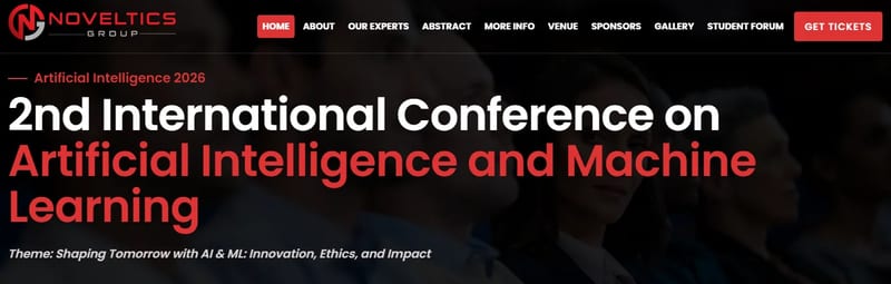 2nd International Conference on Artificial Intelligence and Machine Learning event banner