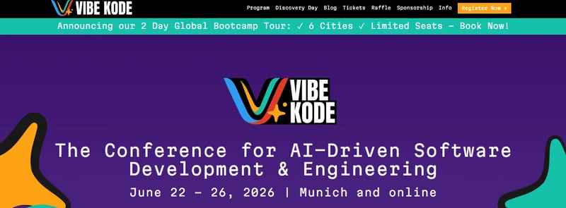 VibeKode - The Vibe Coding Conference event banner