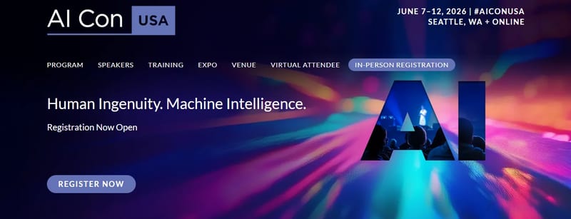 AI Con USA event banner