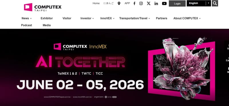 COMPUTEX TAIPEI 2026 event banner