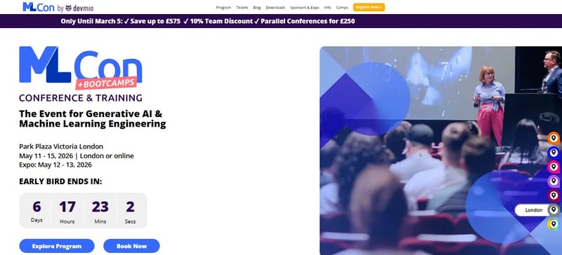 MLcon London 2026 – The Event for Machine Learning & AI event banner