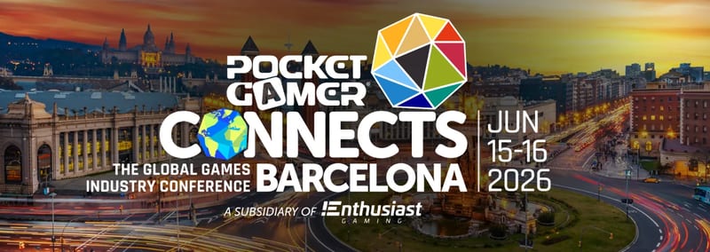 Pocket Gamer Connects Barcelona 2026 event banner