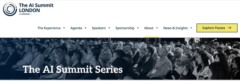 The AI Summit London event banner