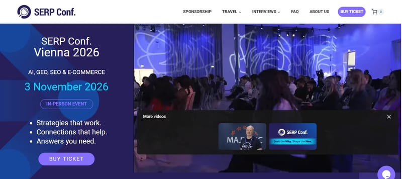 SERP Conf. Vienna 2026 event banner