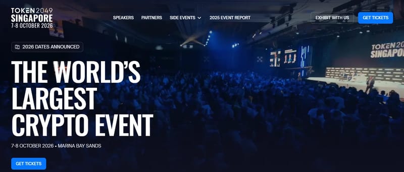 TOKEN2049 Singapore event banner