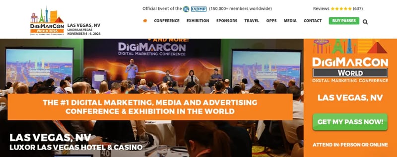DigiMarCon World 2026 – Digital Marketing Conference & Exhibition event banner