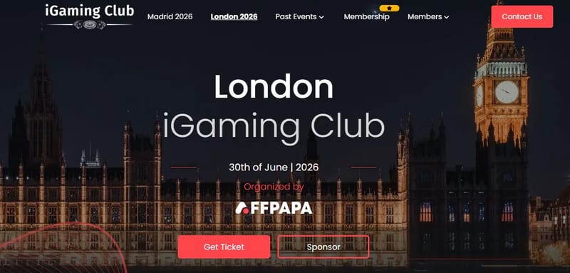 iGaming Club London 2026 event banner