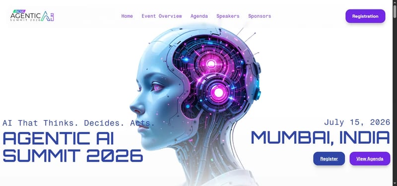 Agentic AI Summit 2026 event banner