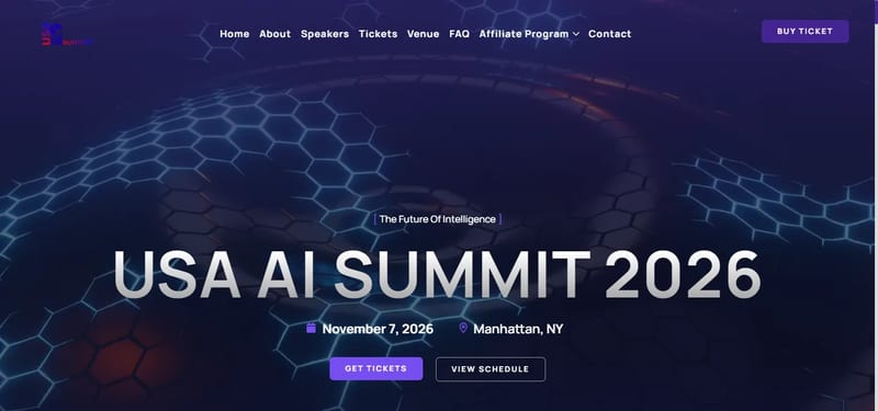 USA AI Summit 2026 event banner