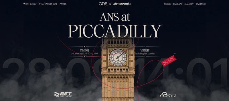 ANS at Piccadilly event banner