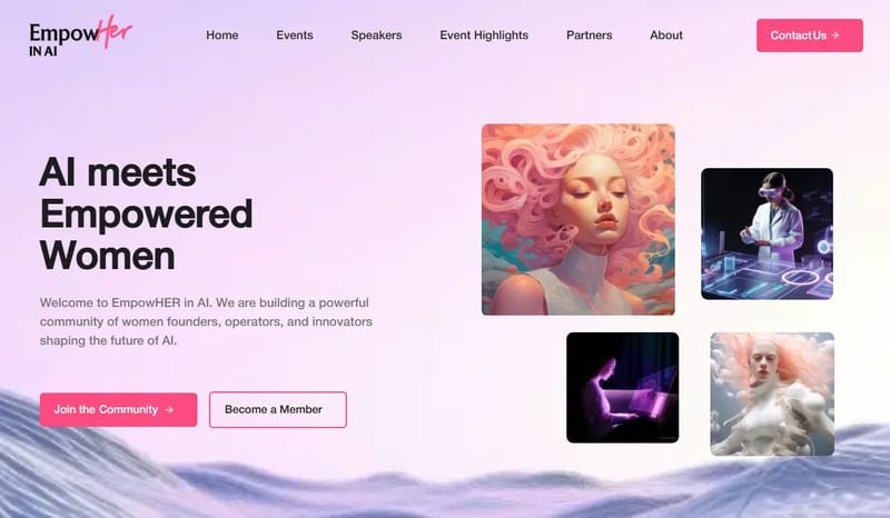 The Algorithm Alliance: Women, Builders & the AI × Web3 Stack event banner