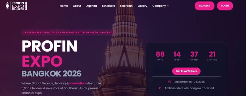 PROFINEXPO Bangkok 2026 event banner