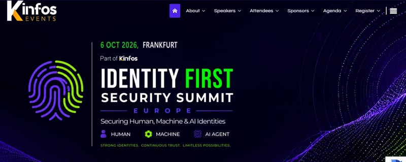 Identity First Security Summit Europe event banner