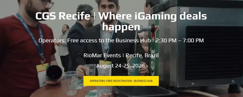 CGS Recife 2026 event banner