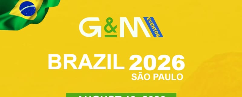 G&M Events Brazil 2026 event banner