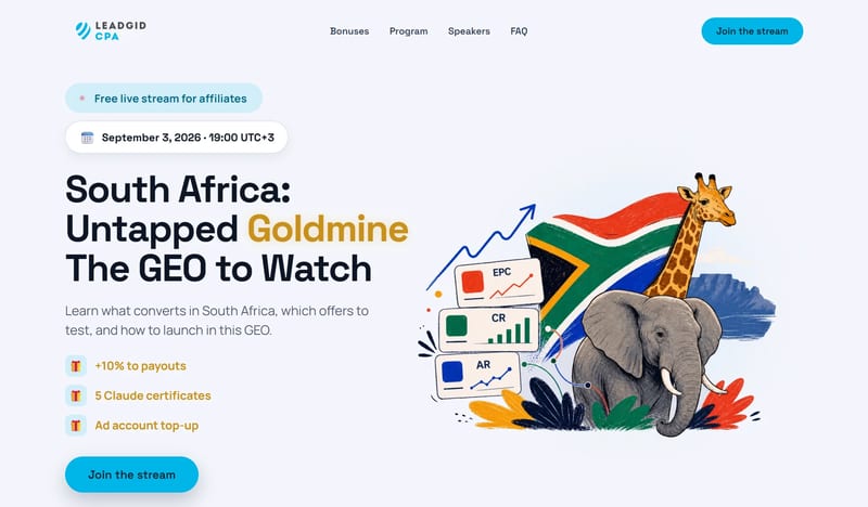 South Africa: Untapped Goldmine The GEO to Watch event banner