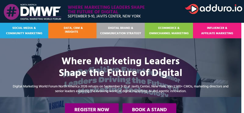 DMWF North America 2026 event banner