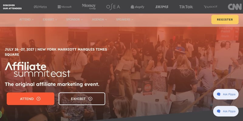 Affiliate Summit East 2027 event banner