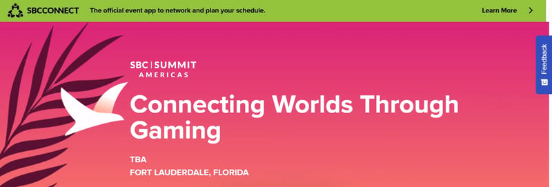 SBC Summit Americas 2027 event banner
