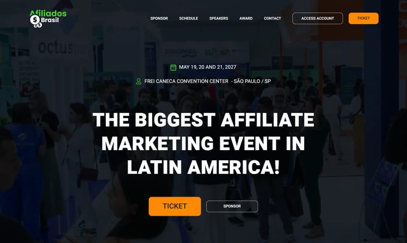 Affiliates Brazil 2027 event banner