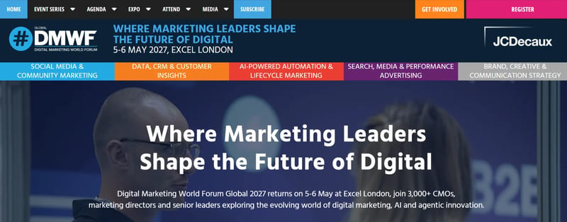 DMWF Global 2027 event banner