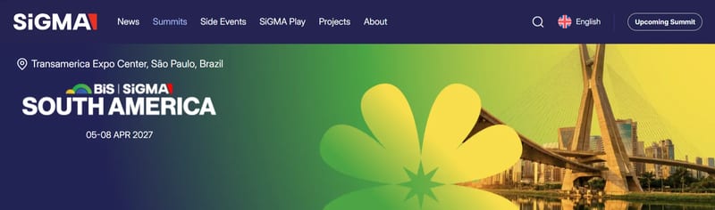 BiS SiGMA South America 2027 event banner