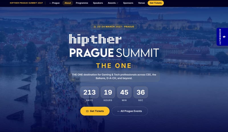 HIPTHER Prague Summit 2027 event banner