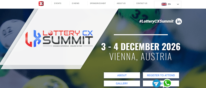Lottery CX Summit 2026 event banner