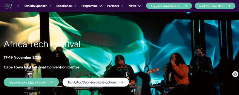 Africa Tech Festival 2026 (incorporating AfricaCom, 29th edition) event banner