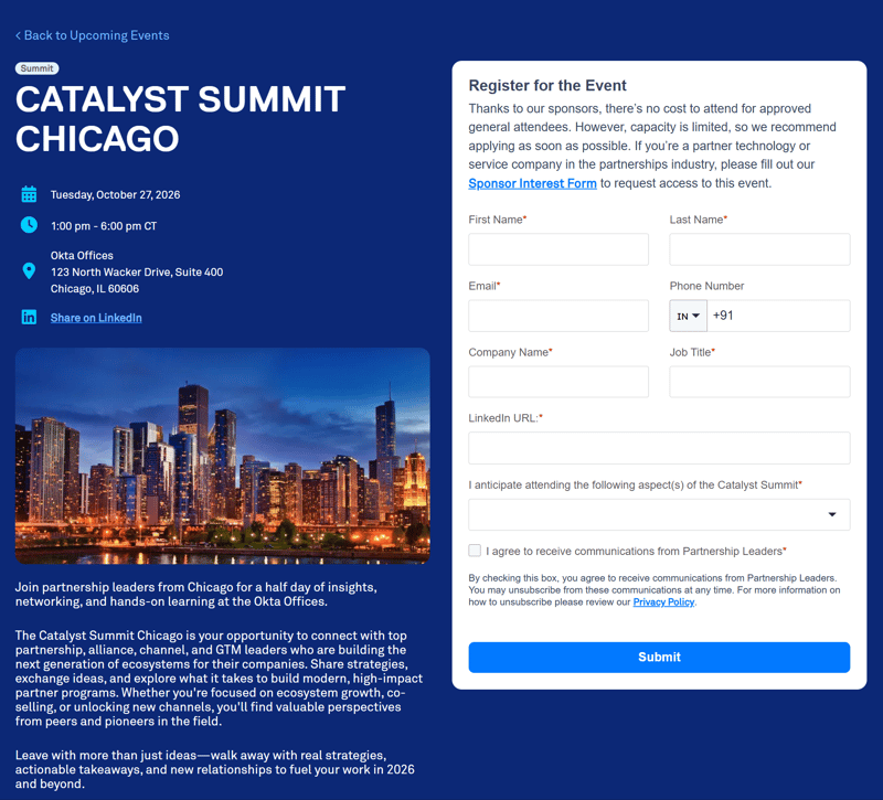 Catalyst Summit Chicago 2026 event banner