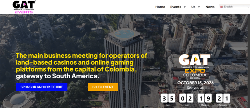 GAT Expo Bogota 2026 event banner