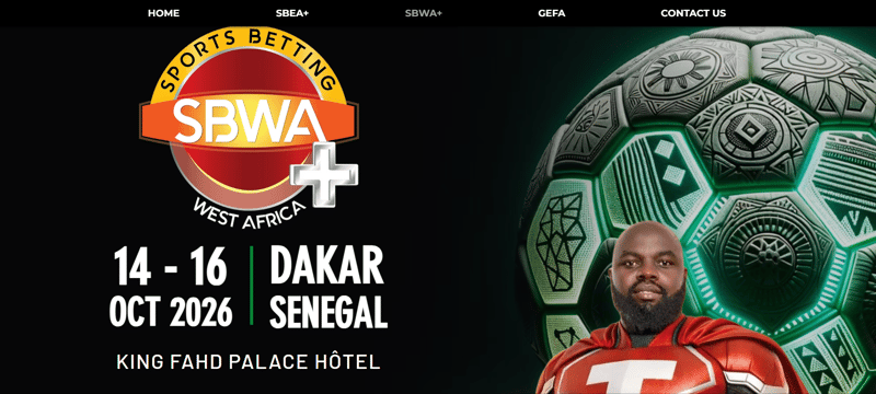 Sports Betting West Africa+ Summit 2026 (11th annual) event banner