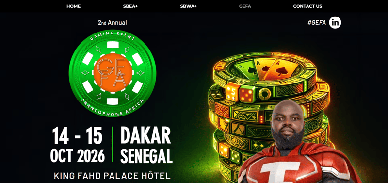 Gaming Event Francophone Africa (GEFA) 2026 event banner