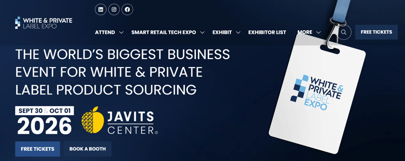 White Label World Expo New York 2026 event banner