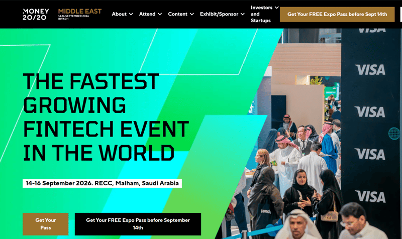 Money20/20 Middle East 2026 event banner