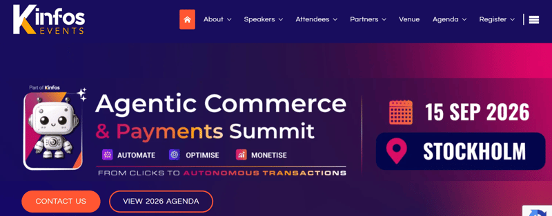 Agentic Commerce & Payments Summit 2026 event banner